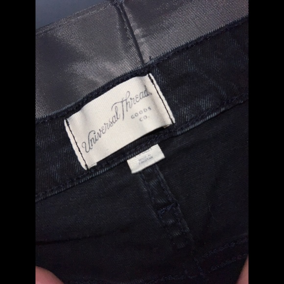Universal threads black denim shorts - Picture 3 of 9